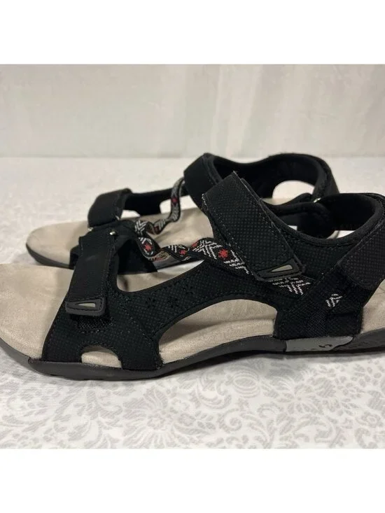 Women’s Size 11 Propet Elon Sport Sandals Straps Aztec Black WSV003P - Picture 3 of 10